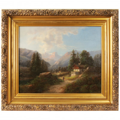 Glezna "Alpu ainava"