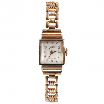 Gold women's wristwatch "Jolus"