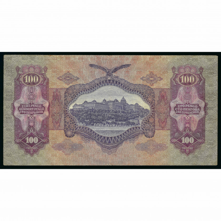 100 Pengo, Hungary, 1930 (VF)