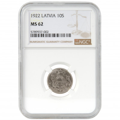 Coin in NGC slab 