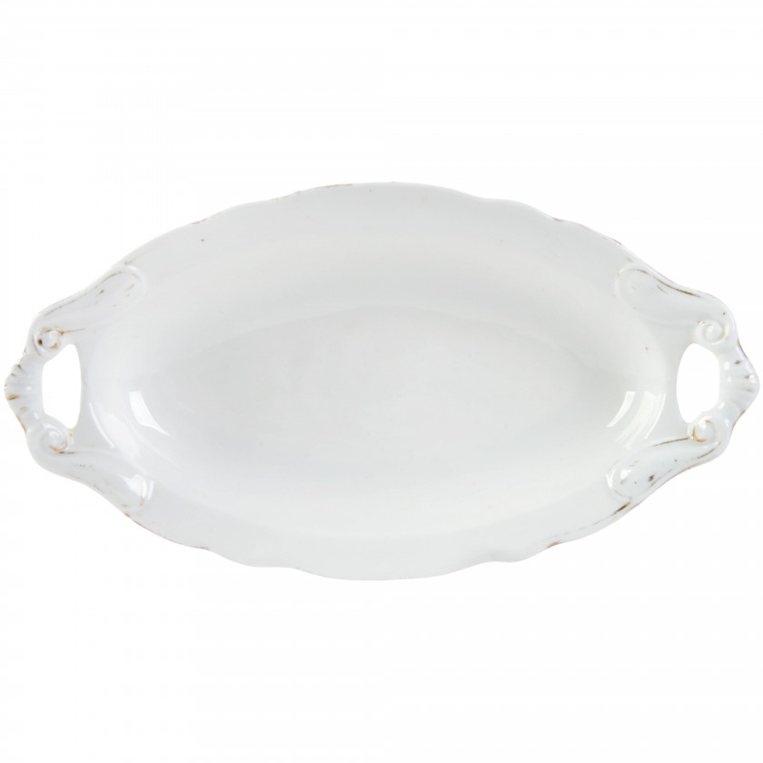Porcelain serving plate