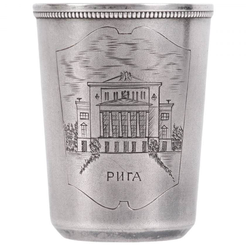 Silver beaker "Latvian National Opera and Ballet, Riga"