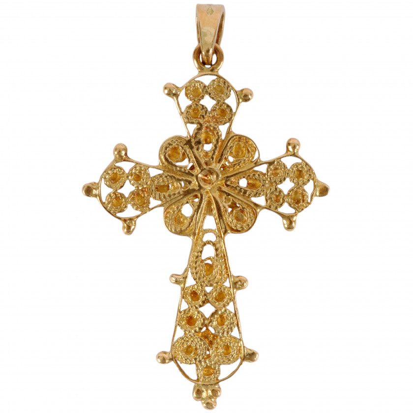 Gold cross