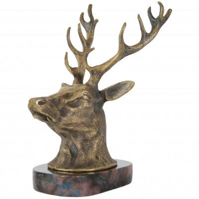 Bronze figure "Deer head"