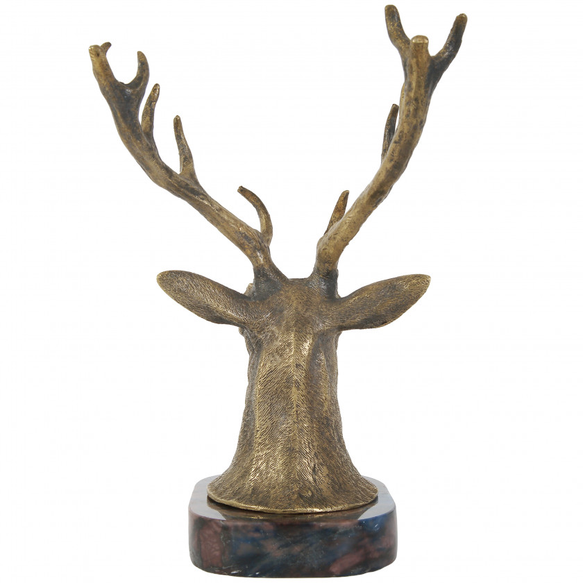 Bronze figure "Deer head"