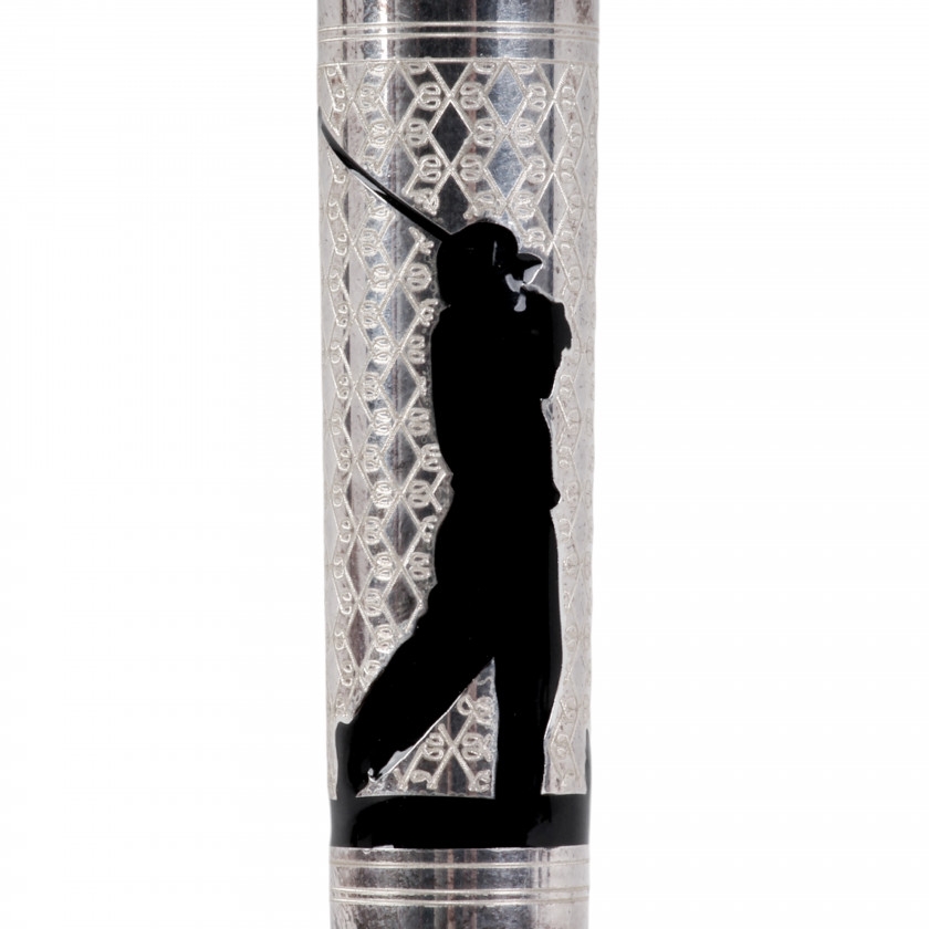 Pildspalva "Visconti Voyager Golf Moonlight Black with Sterling Overlay Fountain Pen"