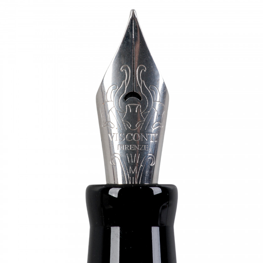 Pildspalva "Visconti Voyager Golf Moonlight Black with Sterling Overlay Fountain Pen"