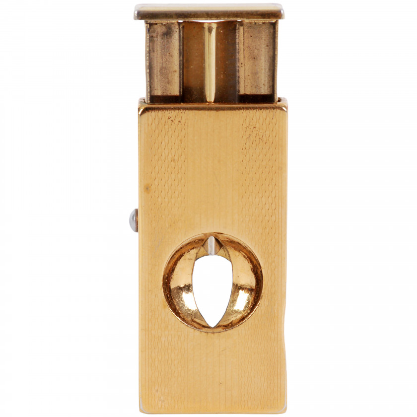 Gold-plated cigar cutter - V-Cut "Donatus Solingen"