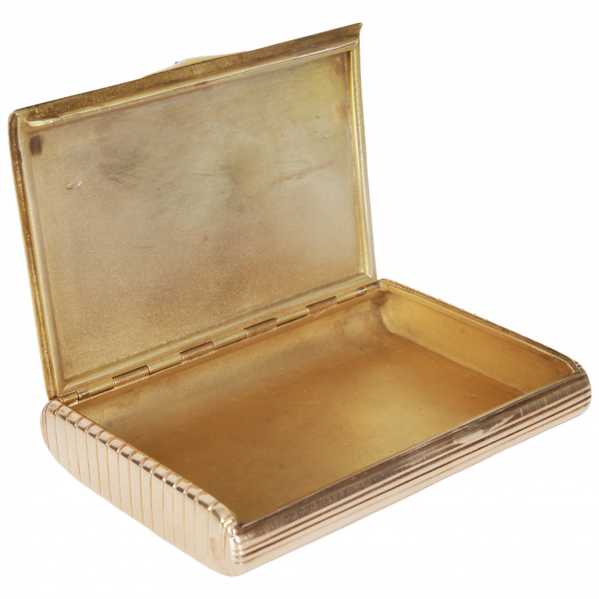 Gold cigarette case