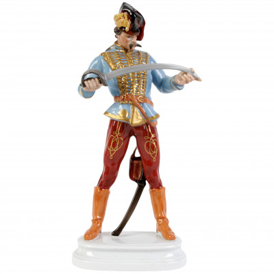 Porcelain figure "Hussar"