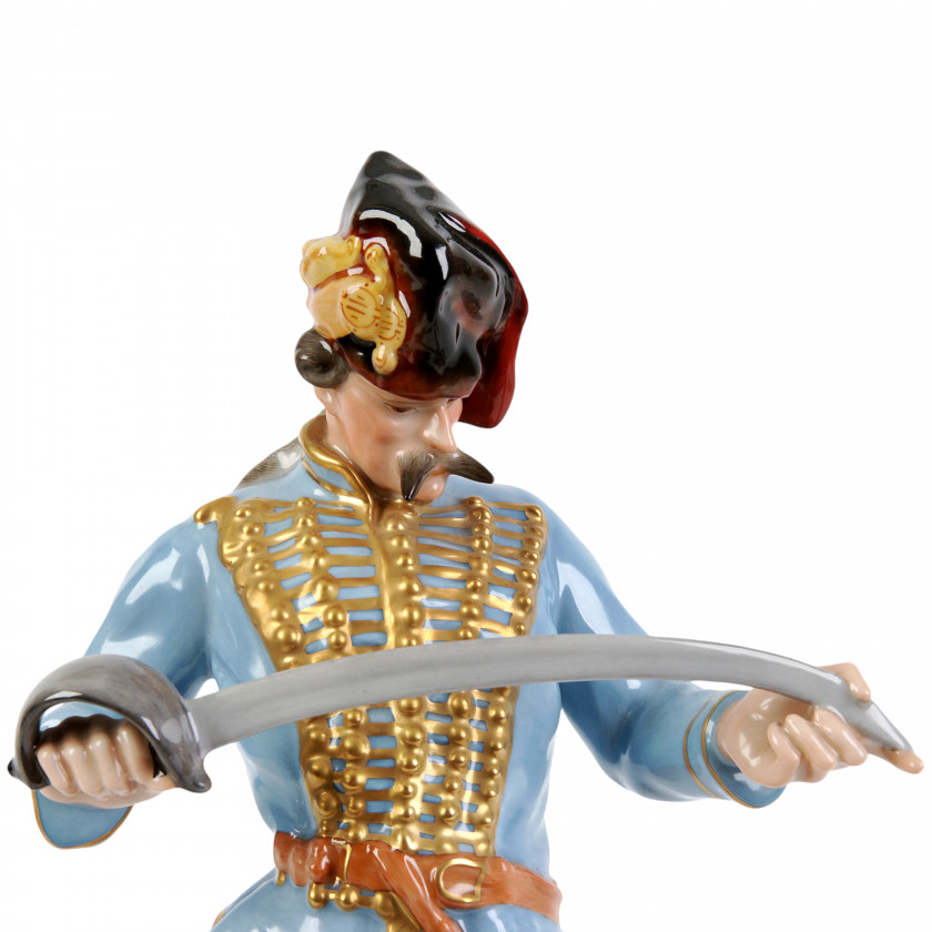 Porcelain figure "Hussar"