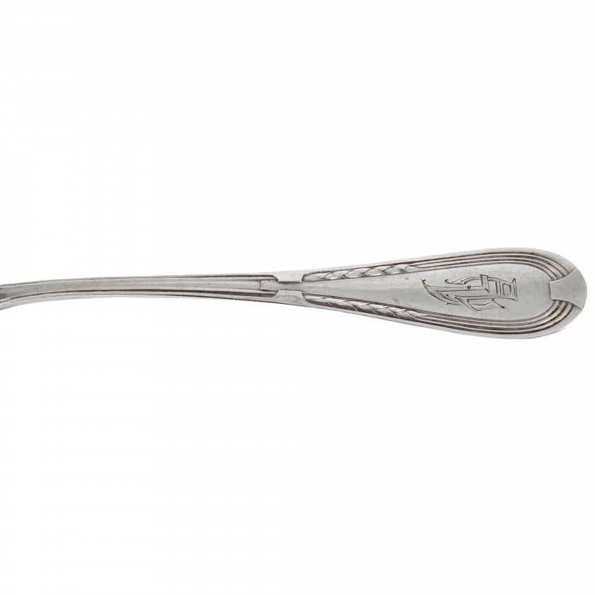 Set of silver tablespoons, 6 pcs.