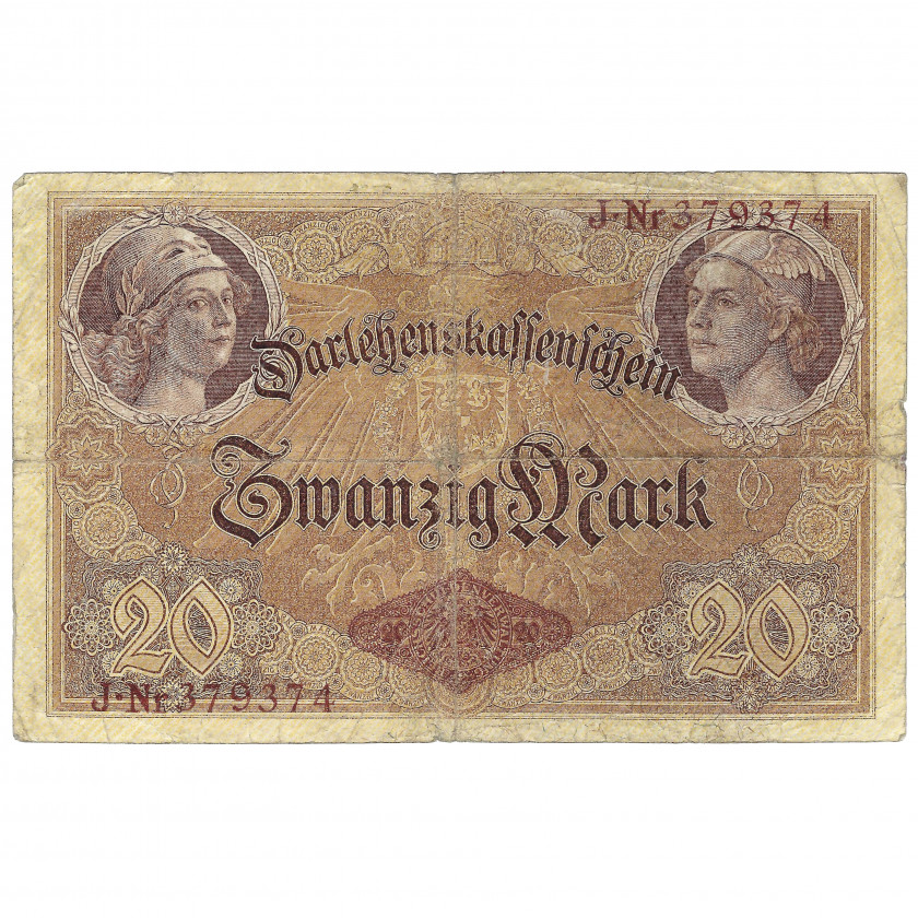 20 mark, Germany, 1914 (F)