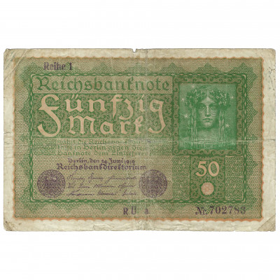 50 marku, Vācija, 1919 (F)