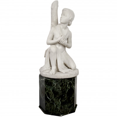 Marble figure "The son of William Tell"