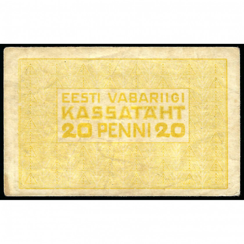 20 Penni, Estonia, 1919 (F)