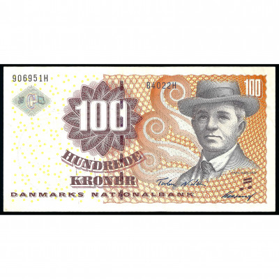 100 Kronu, Dānija, 2002 (VF)