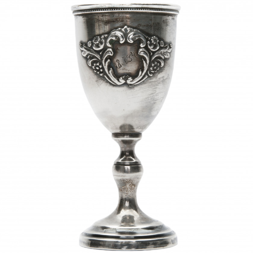 Silver shot glass