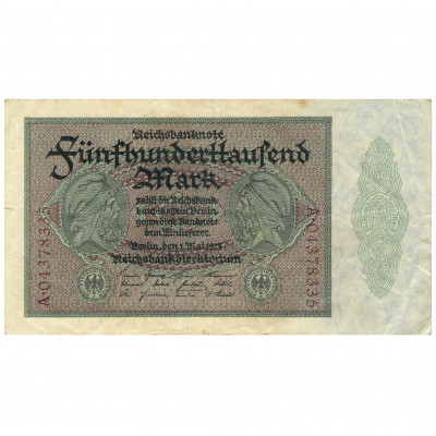500000 Markas, Vācija, 1923 (VF)