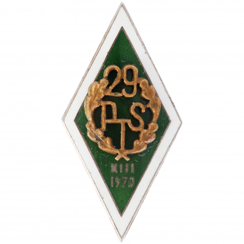 Badge "Vocational-technical school, PTS"