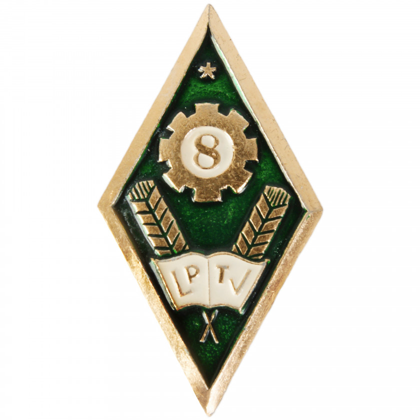 Badge "Latvian Agricultural College, LPTV"