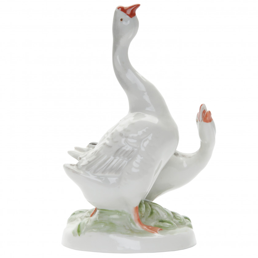 Porcelain figure "Gooses"
