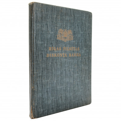 Book "Rīgas pilsētas Diskonta banka 145 gadi"