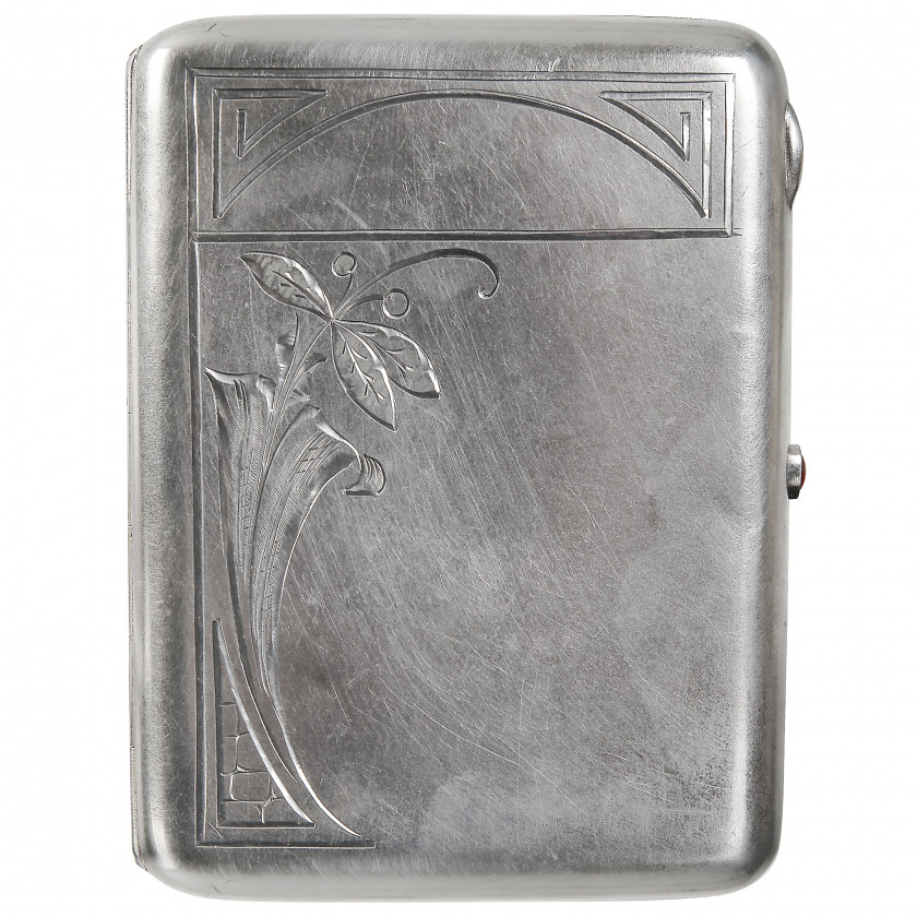 Awarded silver cigarette case "6. Riga Infantry Regiment"