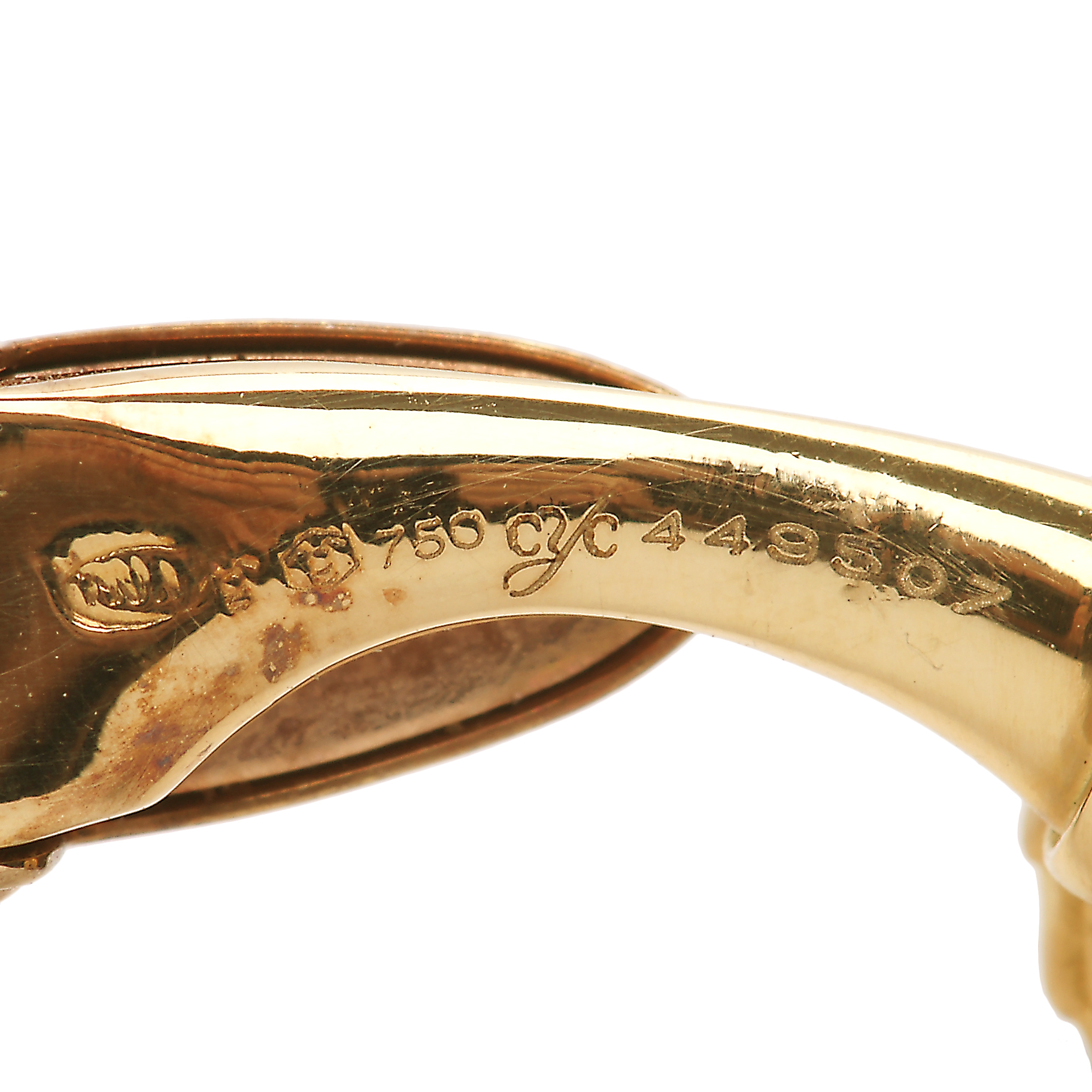 Jewelry : Gold cufflinks Carrera y Carrera 